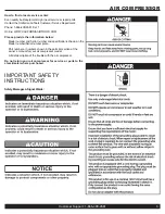 Preview for 3 page of California Air Tools 8010ALFCAD Owner'S Manual