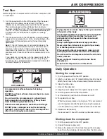 Preview for 11 page of California Air Tools 8010ALFCAD Owner'S Manual