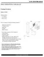 Preview for 8 page of California Air Tools 9010D Owner'S Manual