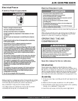 Preview for 10 page of California Air Tools CAT-30020C Owner'S Manual