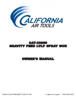 California Air Tools CAT-33000 Owner'S Manual preview