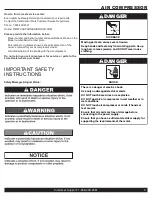 Предварительный просмотр 3 страницы California Air Tools SP-9418 Owner'S Manual