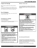 Предварительный просмотр 9 страницы California Air Tools SP-9418 Owner'S Manual