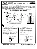 Предварительный просмотр 1 страницы California Faucets 32 Series Installation Instructions