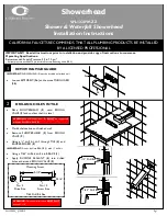 California Faucets SH-1320W Series Installation Instructions preview