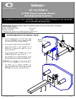 Preview for 1 page of California Faucets Solimar CF-TO-V7002-9 Installation Instructions