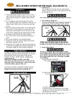 Preview for 5 page of California Trimmer RL205H Operator'S Manual