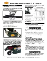 Preview for 6 page of California Trimmer RL205H Operator'S Manual