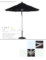 California Umbrella Fiberglass Stainless Pulley 09 LUXY Brochure preview