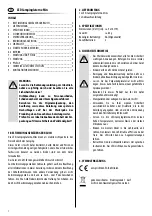 Предварительный просмотр 2 страницы CALIMA 46002 Operating Instructions Manual