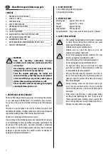 Предварительный просмотр 4 страницы CALIMA 46005 Operating Instructions Manual