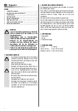 Preview for 2 page of CALIMA 46017 Operating Instructions Manual