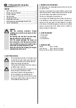 Preview for 4 page of CALIMA 46017 Operating Instructions Manual