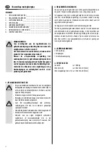 Preview for 8 page of CALIMA 46017 Operating Instructions Manual