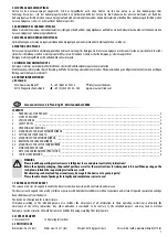 Preview for 3 page of CALIMA 46042 Operating Instructions Manual