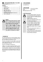 Preview for 4 page of CALIMA 46063 Operating Instructions Manual