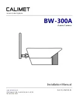 Preview for 1 page of Calimet BW-300A Installation Manual