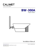 Calimet BW-300A Installation Manual предпросмотр