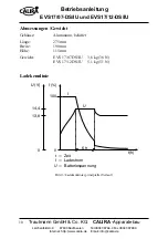 Preview for 10 page of Calira EVS 17/07-DS/IU Operating Instructions Manual