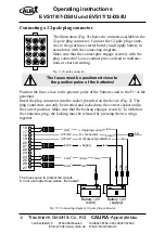 Preview for 34 page of Calira EVS 17/07-DS/IU Operating Instructions Manual