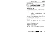 Предварительный просмотр 19 страницы Calira EVS 30/20-DS/IU Operating Instructions Manual