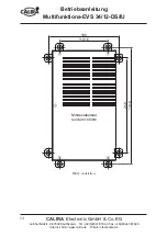 Предварительный просмотр 14 страницы Calira EVS 34/12-DS/IU Operating Instructions Manual