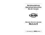 Calira MES Module A Operating Instructions Manual preview