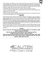 Preview for 11 page of CALITEK CK-315 Manual