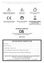 Preview for 8 page of CALITEK Digital 400W Manual