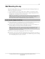 Preview for 23 page of Calix BLAST u4g Installation Manual