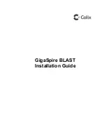 Calix GigaSpire BLAST Installation Manual preview