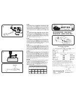 Preview for 1 page of Calix MVP 539 Assembly Instructions