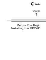 Preview for 7 page of Calix ODC-10 Installation Manual