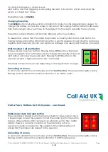 Предварительный просмотр 7 страницы Call Aid UK 1142RX Operation & Maintenance Manual