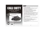 Preview for 1 page of Call of Duty Battle Tank User Manual