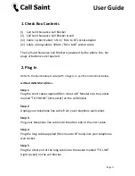 Call Saint Nuisance Call Blocker User Manual preview
