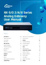 call4tel NX-S/O 2 Series User Manual preview