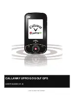 Callaway Golf UPRO GO User Manual preview