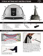 Preview for 2 page of Callaway TITAN HITTING NET Instructions