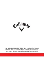 Предварительный просмотр 14 страницы Callaway TOUR-S Manual