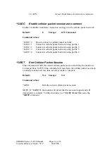 Preview for 22 page of CallDirect CD Series At Command Manual