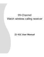 Preview for 1 page of Caller ZJ-41C User Manual