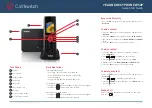 Preview for 1 page of CALLSWITCH W52P Quick Start Manual