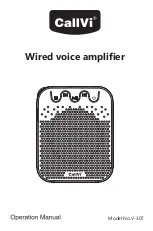 CallVi V-307 User Manual preview