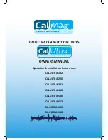 Preview for 1 page of CalMag CALULTRA 132 Owner'S Manual