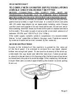 Предварительный просмотр 5 страницы Calomax ECLIPSE HT3C10 Installation, Operation And Servicing Instructions