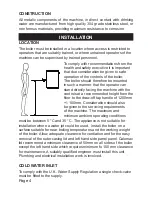 Предварительный просмотр 4 страницы Calomax KUDOS 6 DUAL FLOW Operating And Service Instructions