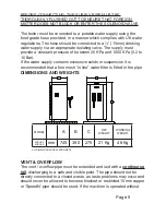 Предварительный просмотр 5 страницы Calomax KUDOS 6 DUAL FLOW Operating And Service Instructions