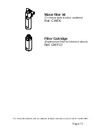 Предварительный просмотр 11 страницы Calomax KUDOS 6 DUAL FLOW Operating And Service Instructions