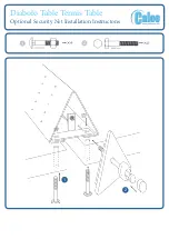 Preview for 4 page of Caloo Diabolo Table Installation Instructions